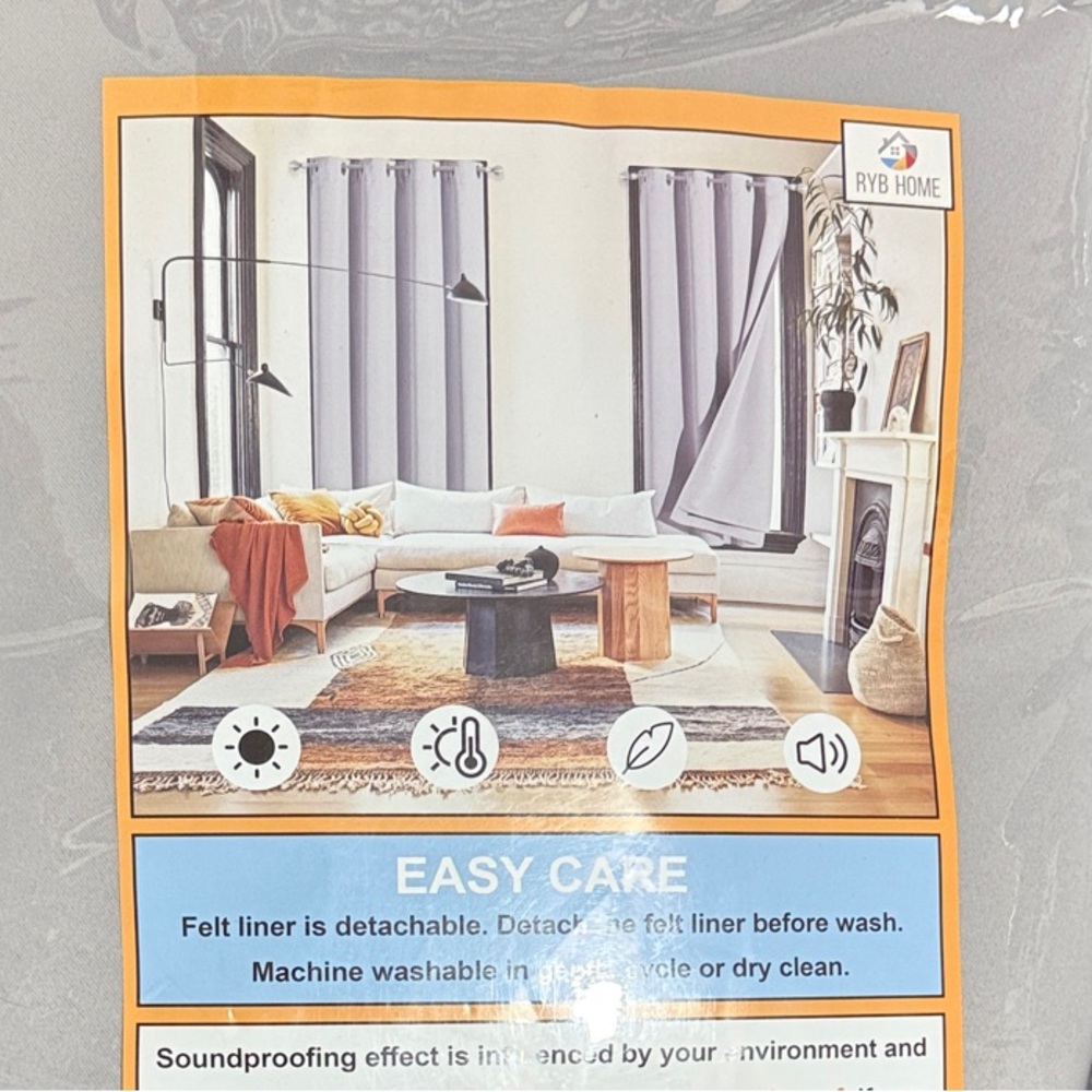 Silver Grey Curtains 52"W x 84"L (Pack of 2)
